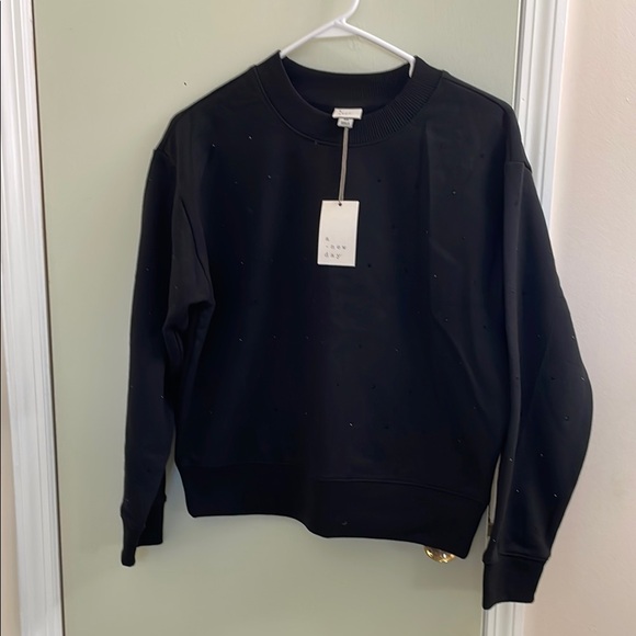 A New Day Black Long Sleeve Tee - Picture 1 of 1